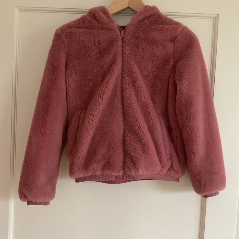 KIABI girl’s Soft Pink flurry Jacket size 12Y